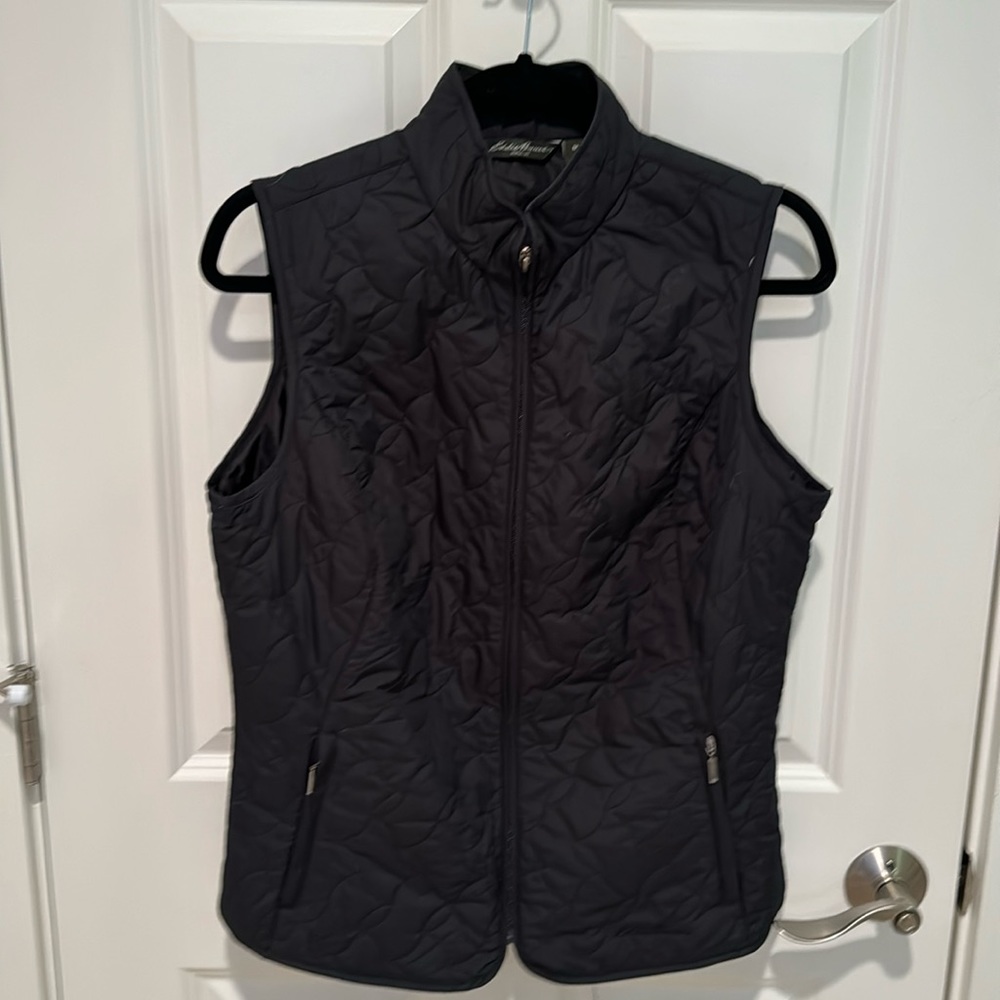 Eddie Bauer Quilted Vest Black Size M